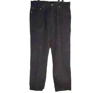 LEVI'S 505 straight fit Dark Brown corduroy pants jeans 36x32 Vintage Tag 90s